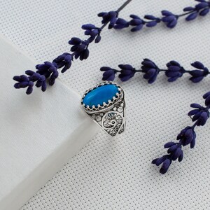 Circle Filigree Boho Ring - .925 Sterling Silver Beaded Band, Sizes 5-10 - View #9