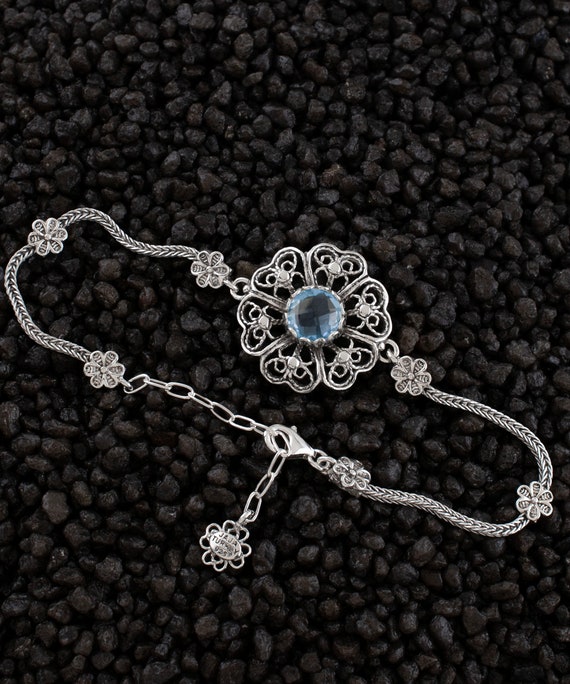 ま*ー様 Antique Silver Chain Bracelet PRY シ ま*ー様 Antique Silver Chain Bracelet PRY シ Vintage