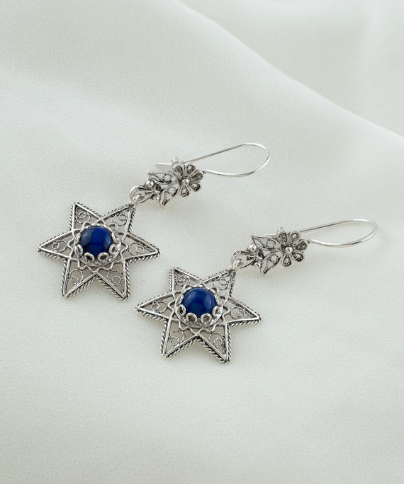 Orecchini a forma di stella marina, in argento Sterling 925, con stelle marine, idea regalo per donne, Nessuna pietra preziosa