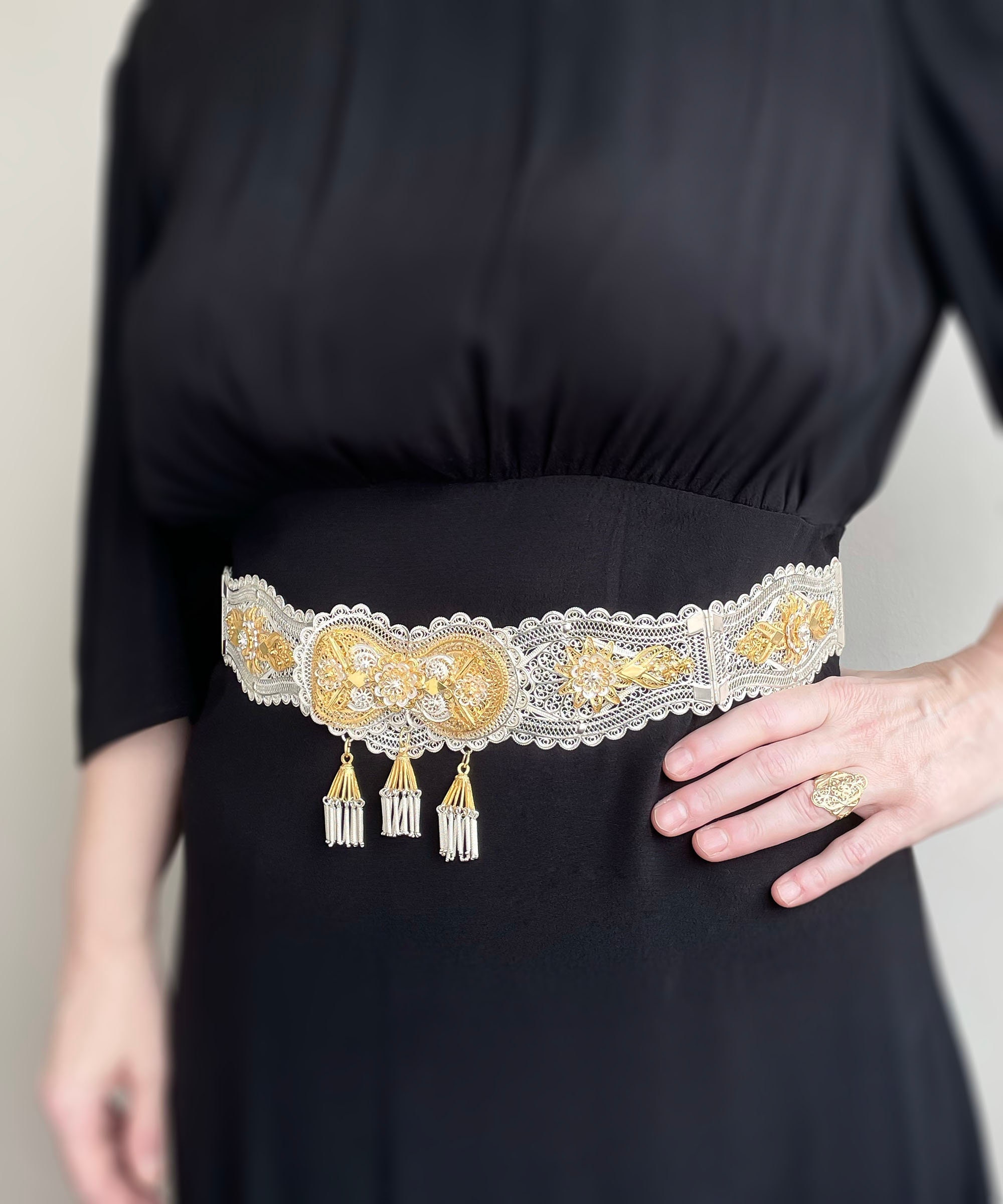 ♡ ♡ n.k atelier flower belt♡ Kami Belt | Silver – Capsule NYC