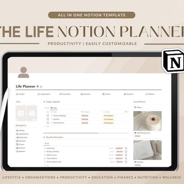 Notion Blank Dashboard Template Etsy Notion Blank Dashboard Template Etsy