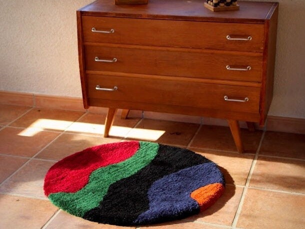 Tapis Salvador Rond Tufté Main