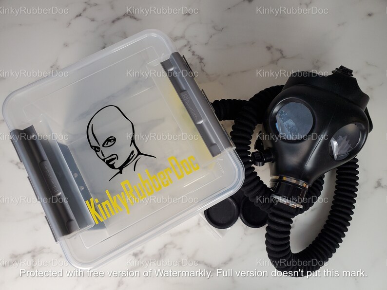 Smell Box Fetish Mask Gas. Rubber Latex Gear Fetish Sniff Piss Etsy