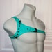 Erotic Cyan Harness Faux Leather with Horns. 