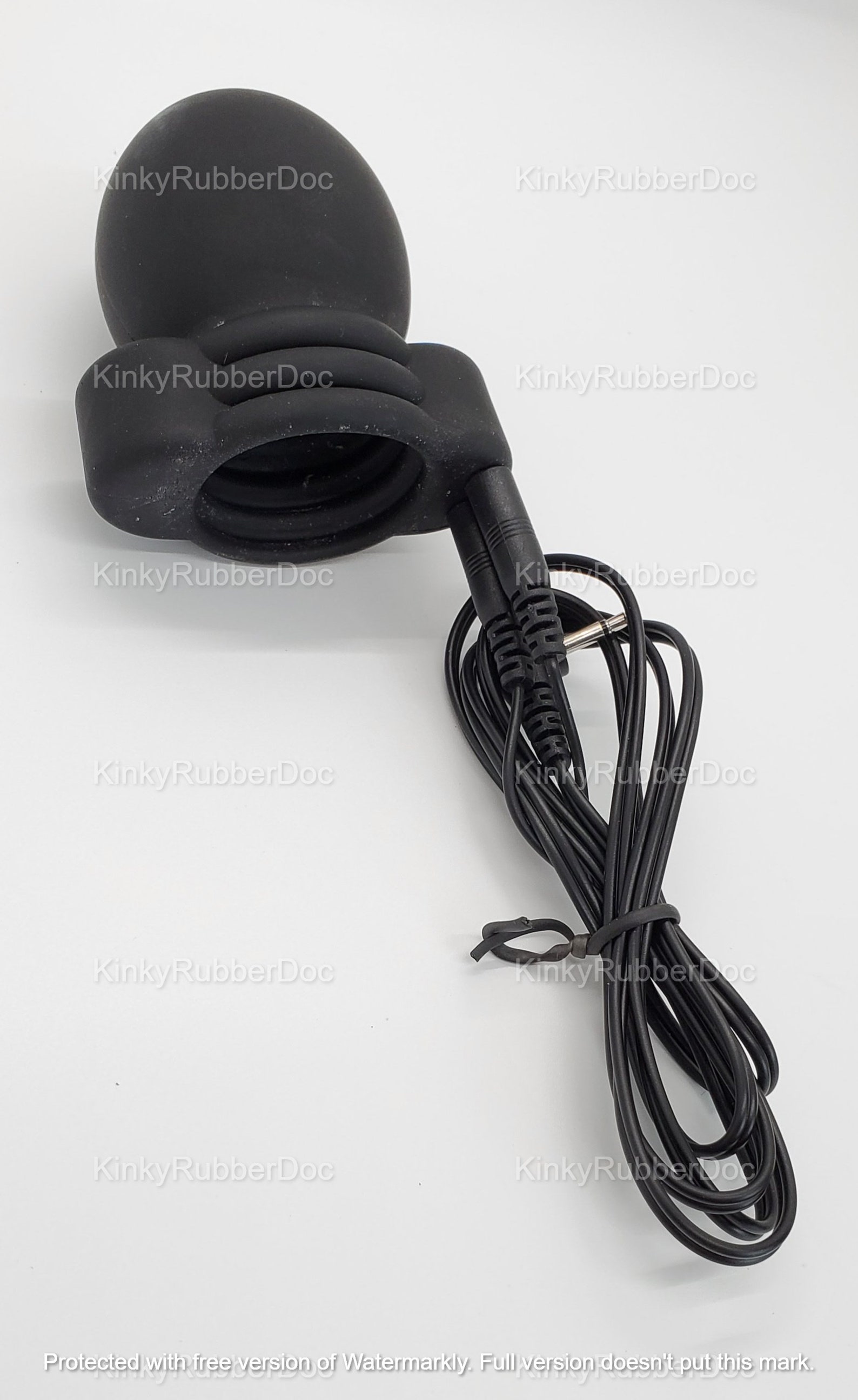 Rubber Modified Electro Penis Shock Stimulator Chastity Electric. Adult Sex Toy CBT Cock Torture Gay Gimp Suit Slave Fetish Kinky Sounding image 8