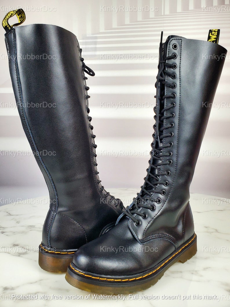 High Knee Boots Kinky Leather Shoes. Leather Gear BDSM Pride Outfit Gay Dom Dominatrix Outfit BDSM Erotic Sex Gay Slave Gimp Fetish Fashion image 5