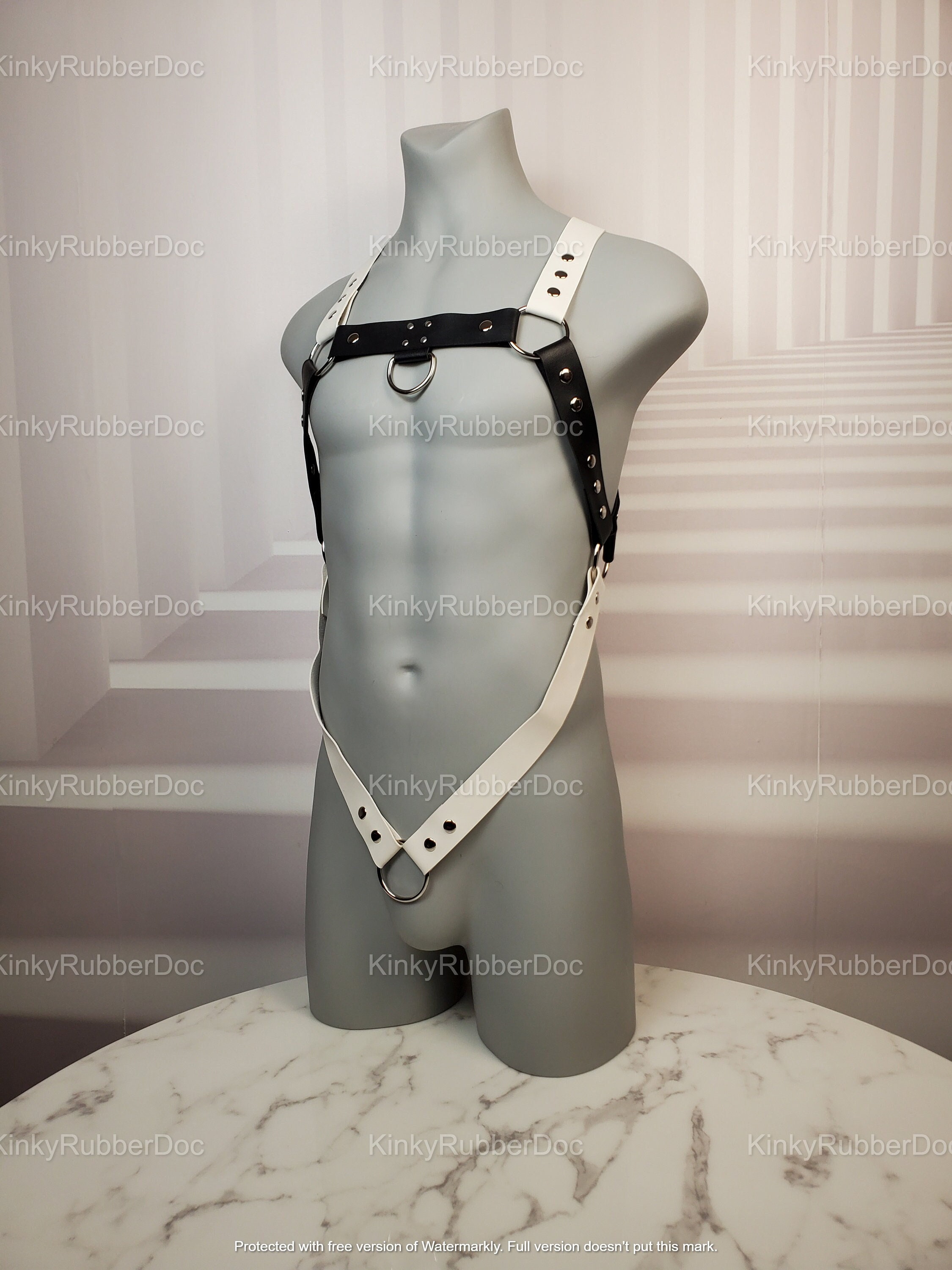 Cock Ring Harness Leather