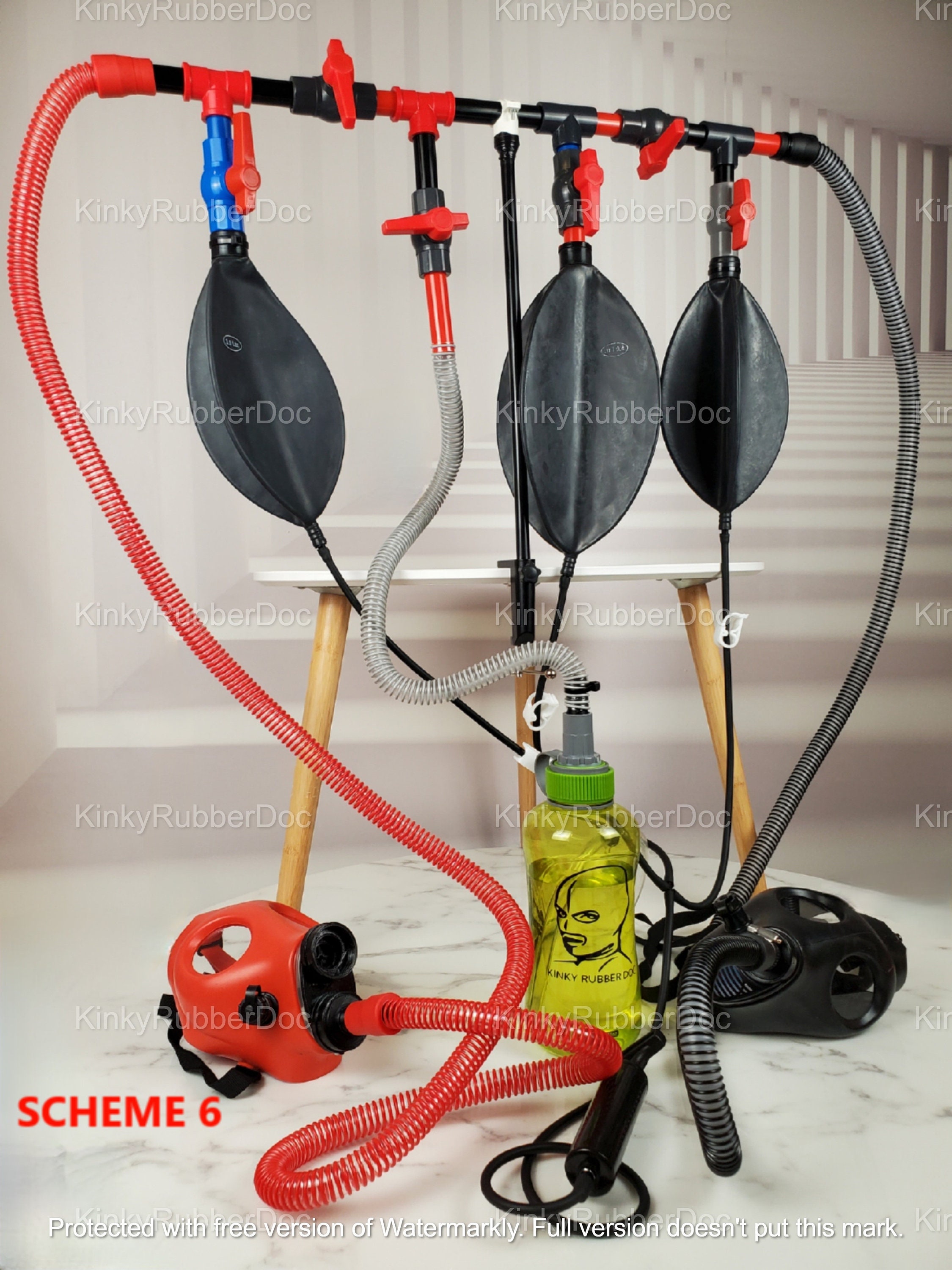 Breath Play Sets Gas Mask Fetish Sex Toys Kinky Rubber Latex Gear Piss BDSM Bondage Gay Sex Role Play Kinky Gimp Suit Slave Breathplay Hood
