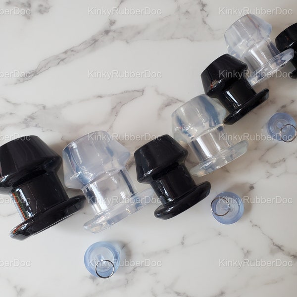 thumbnail image 2 of Clear Hollow Silicone Butt Plug For Men – Deep Tunnel Anal Dilator 2 of 5