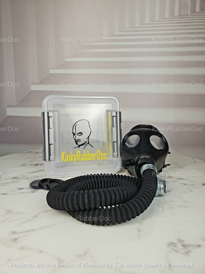 Smell Box Fetish Mask Gas. Rubber Latex Gear Fetish Sniff Piss Etsy