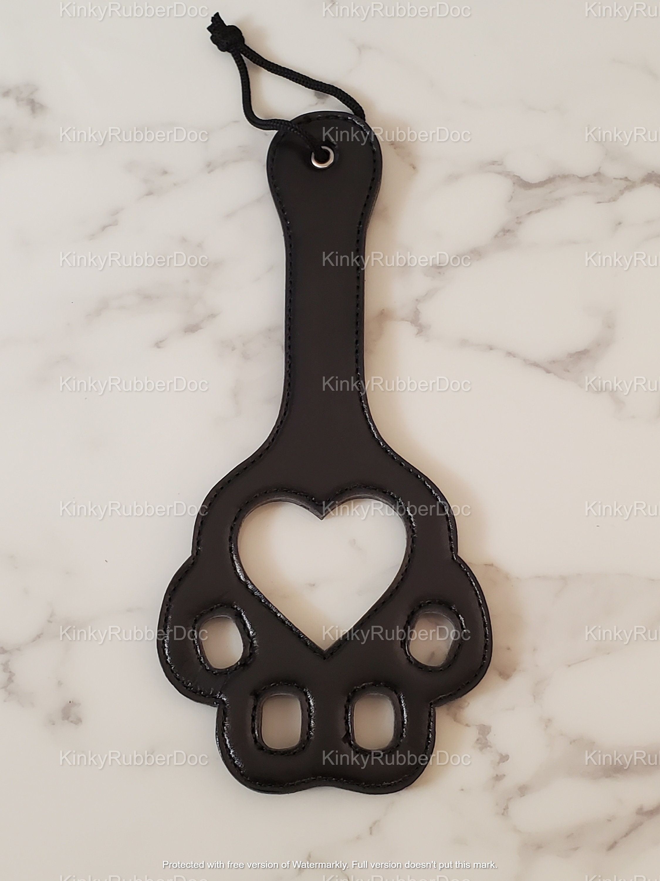 Puppy Whip Paw Flogger. BDSM Bondage Gay Accessoires Gimp Suit sub Domtop Leather Gear Pig Sex FemDom Pain Punishment Masochist Kinky Paddle