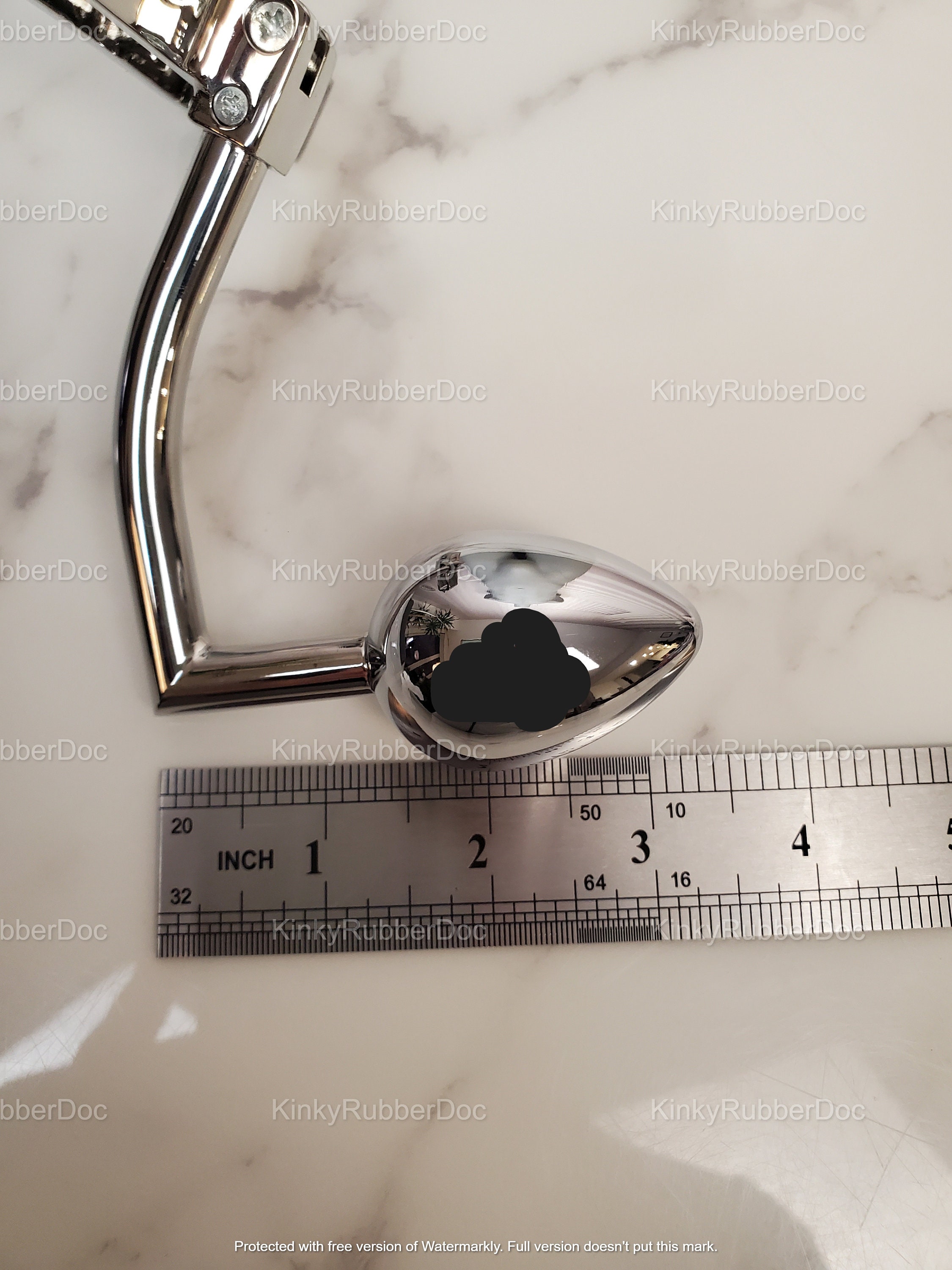 Ball Stretcher Anal Plug. CBT Sex Toys Cock Ring Scrotum Tug Sex Toys for Male Gay Femdom Punish BDSM Bondage Gimp Suit Slave Fetish Kinky