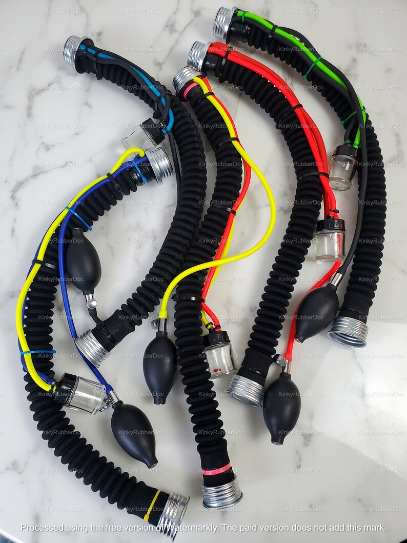 Poppers Aroma Hose Gas Mask. Sniff Tube Rubber Gear Vintage Etsy