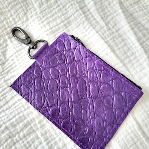 KlunkerRetter purple - Karten Etui aus Leder | HammerAccessoires