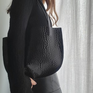 Bolso U-Bag Hammer - talla M - bolso con asa - shopper - cocodrilo