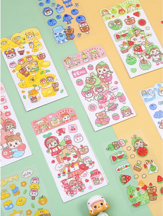TWO 2 Piece Deco Sticker Set Kawaii Stickers Planner - Etsy TWO 2 Piece Deco Sticker Set Kawaii Stickers Planner - Etsy