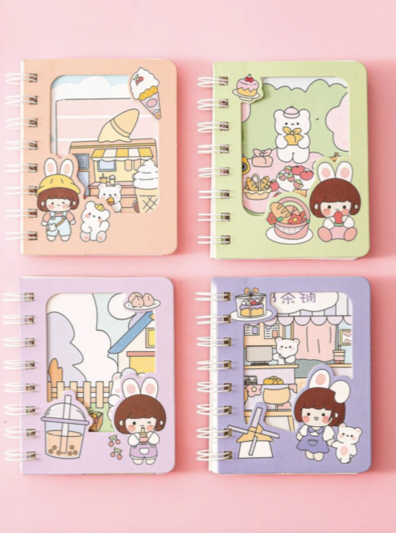 Mini Kawaii Notebook Lined Paper Notebook Gift Journal Etsy