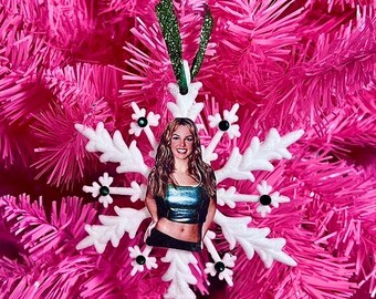Britney Spears Snowflake Christmas Ornament You Drive Me Crazy