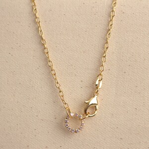 Pave Circle Necklace, Round Gold Pave Circle Necklace, Gold Circle Pendant Necklace, Diamond Circle Gold Plated Necklace, Gift for Her