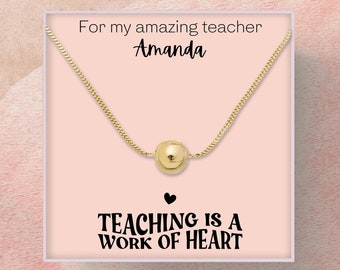 Gift for Teacher, Christmas Gift For Teacher, Cute Teacher Gift, Gift Card For Teacher, Gift for Professor, Personalized Gifts for Teacher