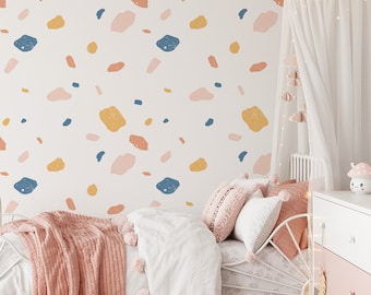Pastel Shapes Wall Decals: Abstract Geometric Stickers