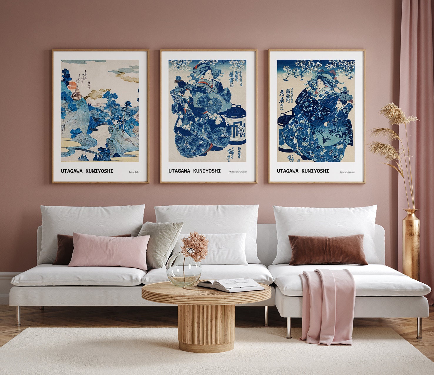 Utagawa Kuniyoshi Poster Set: Vintage Japanese Art Prints / Set of 3 ...