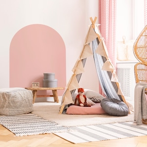 BOHO Wandaufkleber, BOHO Wandtattoo, Raumdekoration, BOHO Wanddekoration, Wohnzimmer, Minimalistischer Wandaufkleber