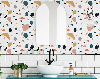 Pastel Shapes Wall Decal: Abstract Geometric Stickers