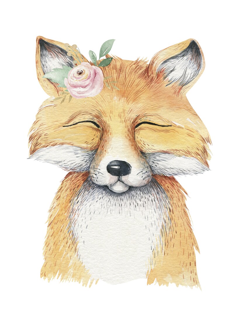 Forest Animals Poster Set Set of 3 Animal Prints Set of Etsy