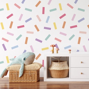 Strips wall sticker, Color strips wall decal, Funny strips wall Stickers, Geometric Wall Decal, Geometric wall stickers, Colorful wall decal