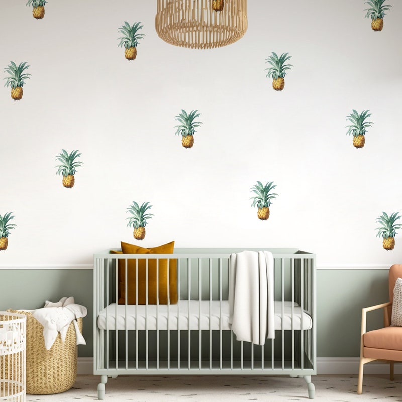 Pineapple Wall Decal - Etsy
