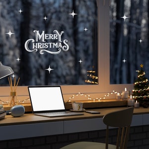 Christmas wall stickers, Christmas wall decal, Peal and stick, Easy to rearange, Easy removable, Kids room decal, Kids room stickers