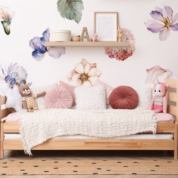 Giant Flower Wall Decals Etsy