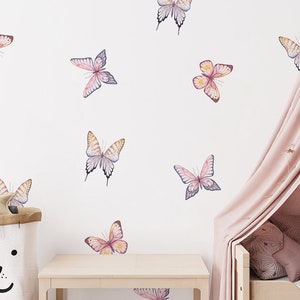 Butterfly Wall Stickers, Butterfly Wall Decal, Butterflies, Wall decor, Wall decoration, Kids room decoration, Stickers for kids