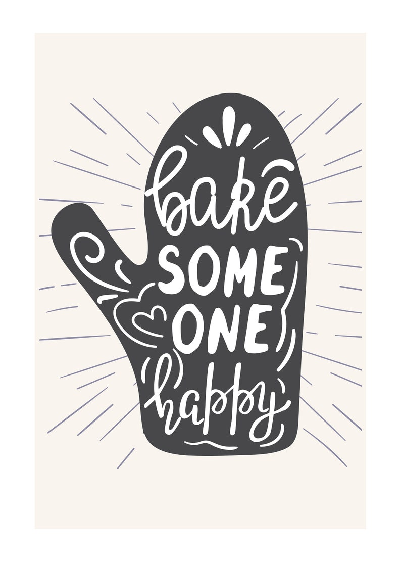 Kitchen Poster Set Kitchen Decor Set of 3 Prints Wall Etsy