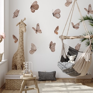 Schmetterling Wandaufkleber, Schmetterling Wandtattoo, Schmetterlinge, Wand dekor, Wanddekoration, Kinderzimmer Dekoration, Aufkleber für Kinder
