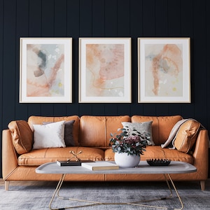Poster Set Abstract, Room Decor, Set of 3 Prints, Wall Decoration, Boho Prints Set Of 3, Minimalist Prints, Boho Wall Art, Living room Print
