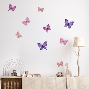 Butterfly Wall Stickers, Butterfly Wall Decal, Butterflies, Wall decor, Wall decoration, Kids room decoration, Stickers for kids