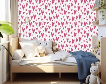 Peel and Stick Kids Wallpaper – Nursery Wall Mural – Removable Baby Room Decor