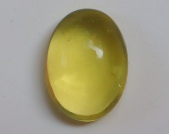 Cabochão de Quartzo Limão de Qualidade Superior, Quartzo Limão Natural, Ideal para Fabricação de Joias, Pedra de Quartzo Solta para Joias, Gema Solta