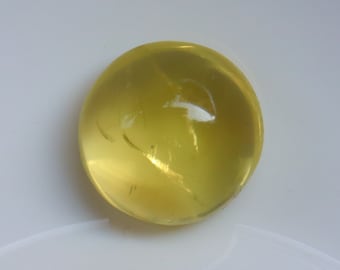 Cabochão de Quartzo Limão de Qualidade Superior, Quartzo Limão Natural, Ideal para Fabricação de Joias, Pedra de Quartzo Solta para Joias, Gema Solta