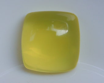 Cabochão de Quartzo Limão de Qualidade Superior, Quartzo Limão Natural, Ideal para Fabricação de Joias, Pedra de Quartzo Solta para Joias, Gema Solta