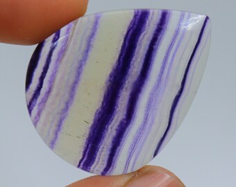 Purple Fluorite Cabochon, Wire Wrapping, Purple Fluorite Cab, Jewellery, Natural Purple Fluorite Stone, Loose Stone