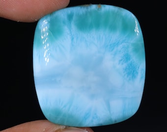 Superb Top Grade Quality Larimar Cabochon, Natural Larimar Cabochon, Wire Wrapping, Gemstone Pendant & Jewellery Making, Larimar Cabochon