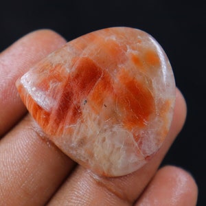 Sparkly Sunstone Cabochon, Wire Wrapping, Gemstones, Jewellery Making, Sunstone Cabochon, Loose Stone, Healing Sunstone.