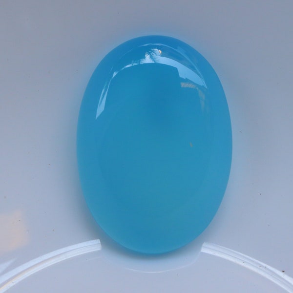 Top Grade Quality Blue Chalcedony Cabochon, Wire Wrapping, Natural Blue Chalcedony Stone, Jewellery Making, Blue Chalcedony Cab, Loose Stone