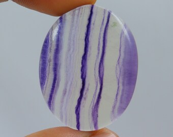 Superb Quality Purple Fluorite Cabochon, Wire Wrapping, Gemstone, Purple Fluorite Cab, Jewellery, Natural Purple Fluorite Stone, Loose Stone