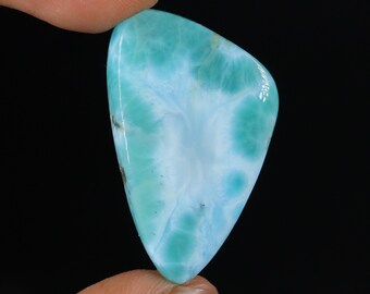 Superb Top Grade Quality Larimar Cabochon, Natural Larimar Cabochon, Wire Wrapping, Gemstone Pendant & Jewellery Making, Larimar Cabochon