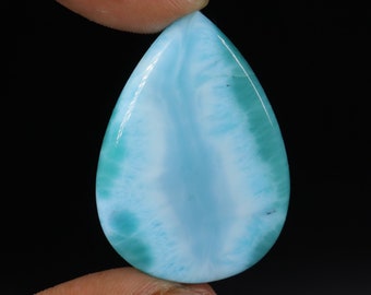 Superb Top Grade Quality Larimar Cabochon, Natural Larimar Cabochon, Wire Wrapping, Gemstone Pendant & Jewellery Making, Larimar Cabochon