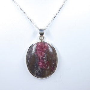 Superb Rubellite Pendant, 925 sterling silver Pendant with silver chain, Rubellite jewelry, Gift for Her, Handmade Pendant, Gemstone Pendant